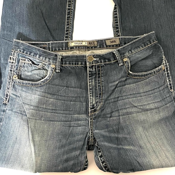 BKE Men's Denim Jeans with Contrast Stitching - Picture 2 of 5